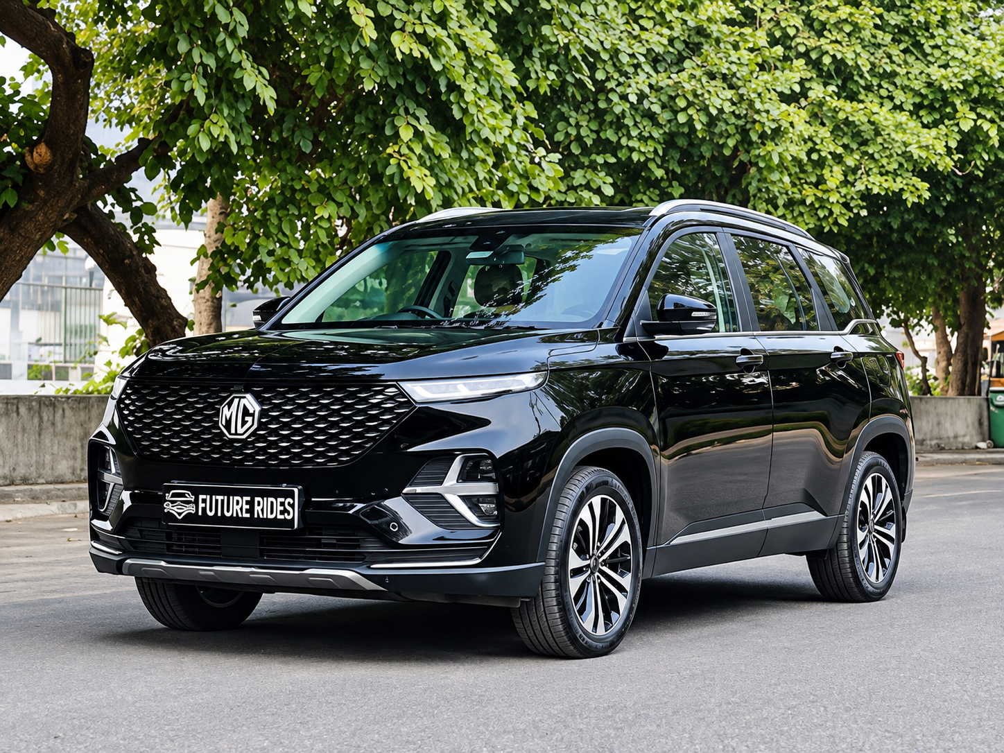 Luxury SUV detail view